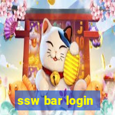 ssw bar login